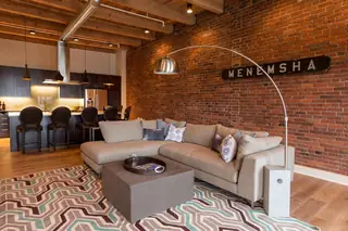 Pioneer Square Loft living room