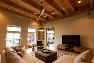 Pioneer Square Loft living room detail